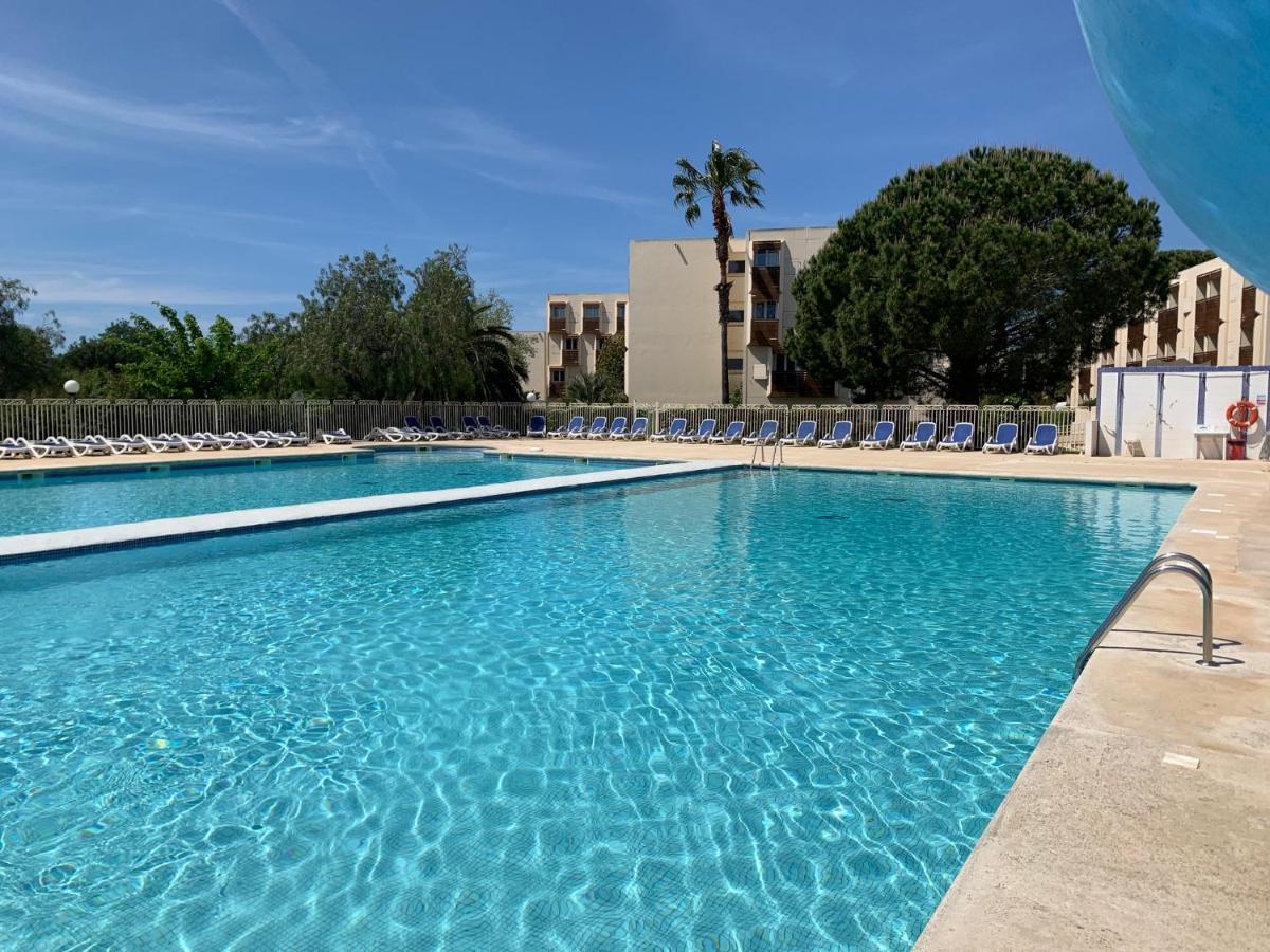 T2 climatisé à l'Ile d'Or avec piscine près de la plage La Londe-les-Maures Exterior foto